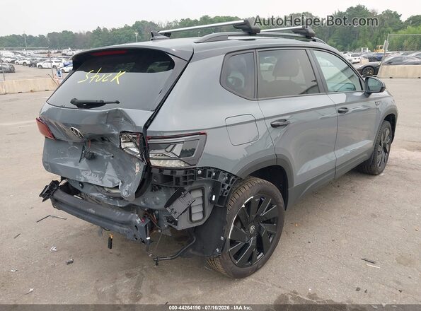 3VVLX7B2XRM094299 2024 VOLKSWAGEN TAOS Gray უკანა მარჯვენა