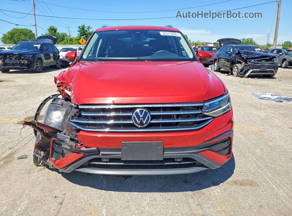 3VVMB7AX1PM067828 2023 VOLKSWAGEN TIGUAN Red წინა ხედი