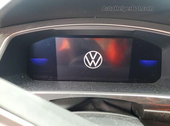 3VVMB7AX3PM009414 2023 VOLKSWAGEN TIGUAN Red Вид щитка приладів