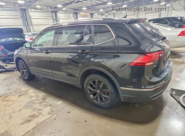3VVMB7AX4RM170602 2024 VOLKSWAGEN TIGUAN Черный Задняя левая четверть