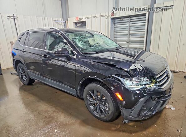 3VVMB7AX4RM170602 2024 VOLKSWAGEN TIGUAN Черный Передняя правая четверть