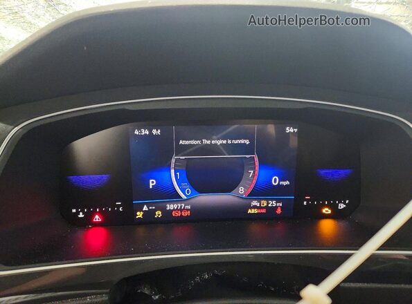 3VVMB7AX4RM170602 2024 VOLKSWAGEN TIGUAN Черный Вид щитка приборов