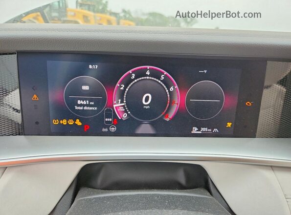 3VVMR7RM5SM073260 2025 VOLKSWAGEN TIGUAN White Widok zestawu wskaźników