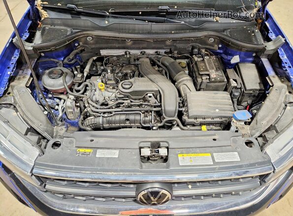 3VVMX7B26NM023373 2022 VOLKSWAGEN TAOS Синий Вид подкапотного пространства