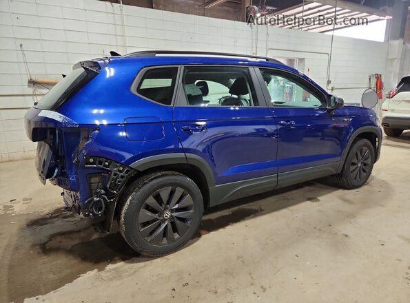 3VVMX7B26NM023373 2022 VOLKSWAGEN TAOS Синий Задняя правая четверть