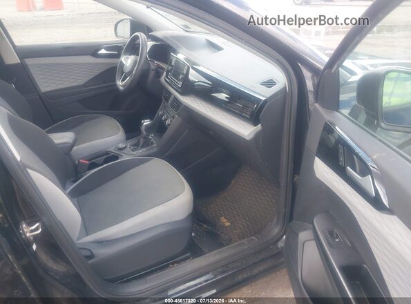 3VVMX7B28NM022516 2022 VOLKSWAGEN TAOS Black Вид салону спереду