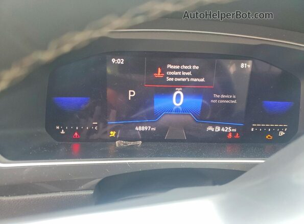 3VVNB7AX4PM040725 2023 VOLKSWAGEN TIGUAN Blue Vista del cuadro de instrumentos