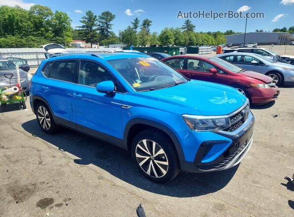 3VVNX7B23PM335934 2023 VOLKSWAGEN TAOS Blue Przód prawy