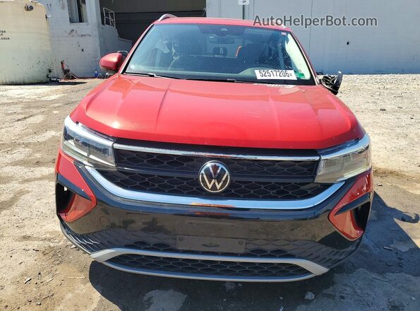 3VVNX7B24PM300609 2023 VOLKSWAGEN TAOS Red Front view