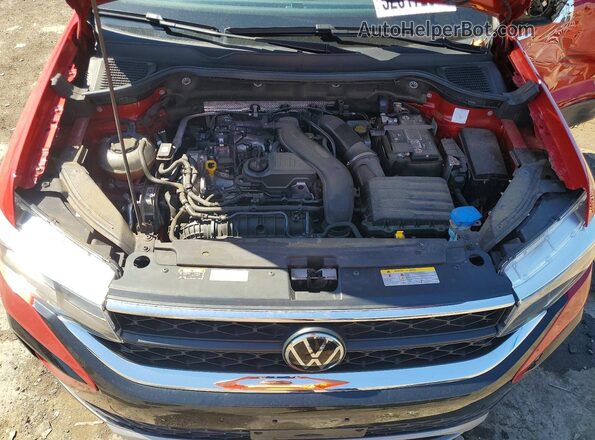 3VVNX7B24PM300609 2023 VOLKSWAGEN TAOS Red Engine compartment view