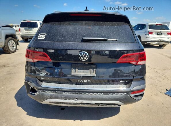 3VVPX7B28NM096161 2022 VOLKSWAGEN TAOS Black Вид ззаду