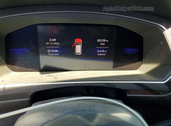 3VVRB7AX1PM072727 2023 VOLKSWAGEN TIGUAN Black Instrument cluster view