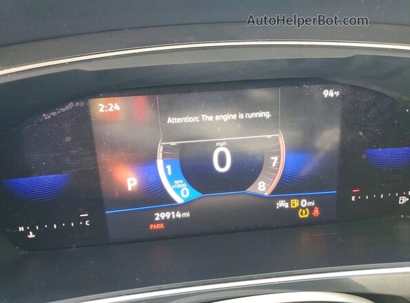 3VVRB7AX5PM072567 2023 VOLKSWAGEN TIGUAN Gray Vista del cuadro de instrumentos