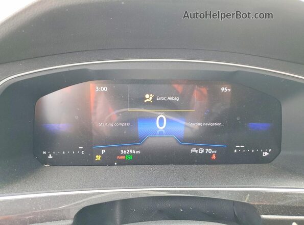 3VVRB7AX7RM200178 2024 VOLKSWAGEN TIGUAN Серебряный Вид щитка приборов