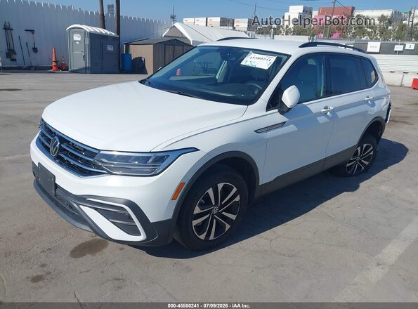 3VVRB7AX8PM070814 2023 VOLKSWAGEN TIGUAN White წინა მარცხენა ხედი სამი მეოთხედიდან