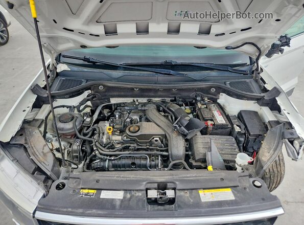 3VVRX7B20NM015078 2022 VOLKSWAGEN TAOS White ძრავის განყოფილების ხედი