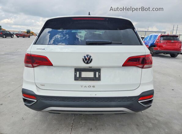 3VVRX7B20NM015078 2022 VOLKSWAGEN TAOS White უკანა ხედი