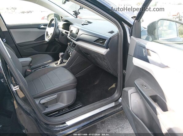 3VVRX7B23NM014409 2022 VOLKSWAGEN TAOS Black Widok wnętrza z przodu