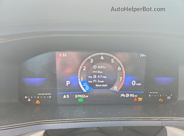 3VVRX7B26NM088195 2022 VOLKSWAGEN TAOS Белый Вид щитка приборов