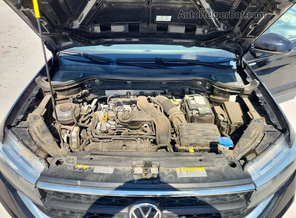3VVRX7B27NM045209 2022 VOLKSWAGEN TAOS Black Vista del compartimento del motor