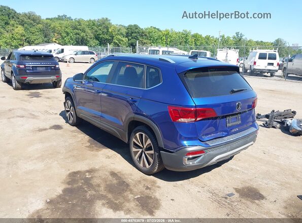 3VVRX7B28NM099280 2022 VOLKSWAGEN TAOS Blue უკანა მარცხენა