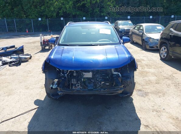 3VVRX7B28NM099280 2022 VOLKSWAGEN TAOS Blue უკანა სალონის ხედი