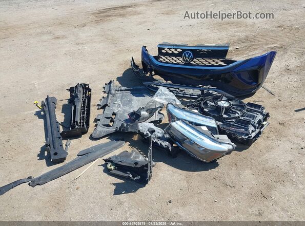 3VVRX7B28NM099280 2022 VOLKSWAGEN TAOS Blue ხელსაწყოთა პანელის ხედი