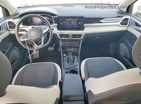 3VVSC7B29SM005237 2025 VOLKSWAGEN TAOS White წინა პანელის ხედი