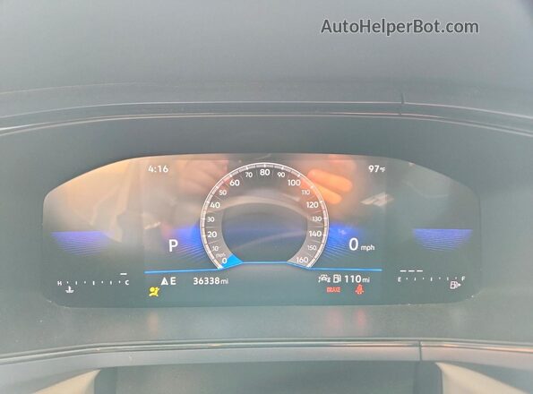 3VVSX7B22RM049059 2024 VOLKSWAGEN TAOS White Вид щитка приладів