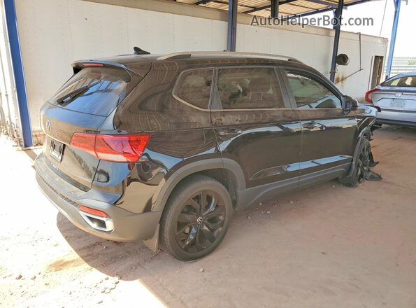 3VVSX7B24PM314089 2023 VOLKSWAGEN TAOS Black Հետևի աջ
