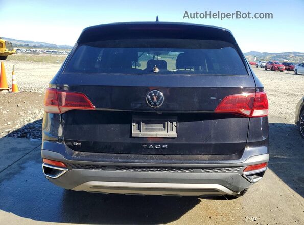 3VVSX7B24RM061827 2024 VOLKSWAGEN TAOS Черный Вид сзади