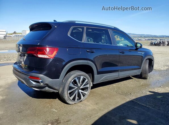 3VVSX7B24RM061827 2024 VOLKSWAGEN TAOS Черный Задняя правая четверть