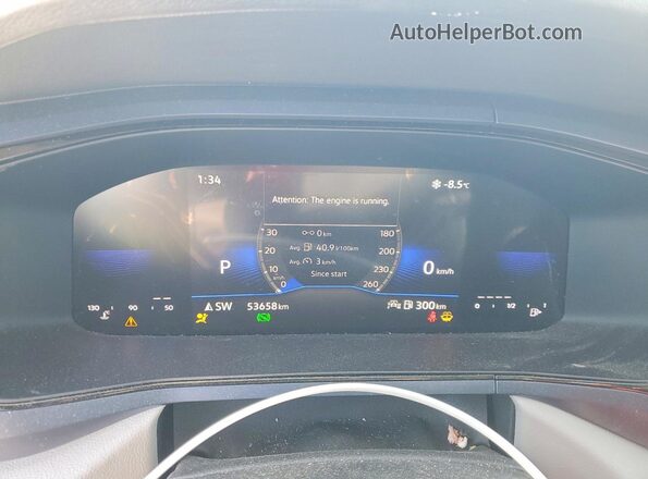 3VVSX7B2XRM006511 2024 VOLKSWAGEN TAOS Black Widok zestawu wskaźników