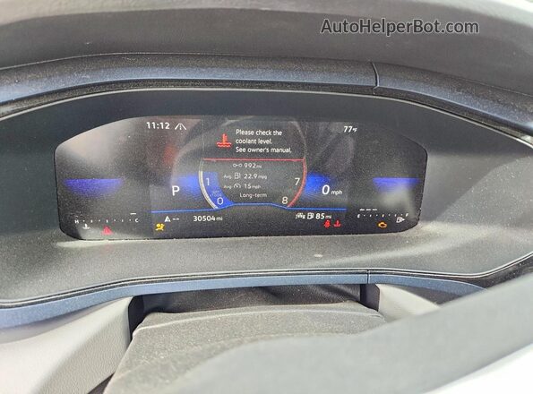 3VVUX7B23PM354141 2023 VOLKSWAGEN TAOS White Instrument cluster view