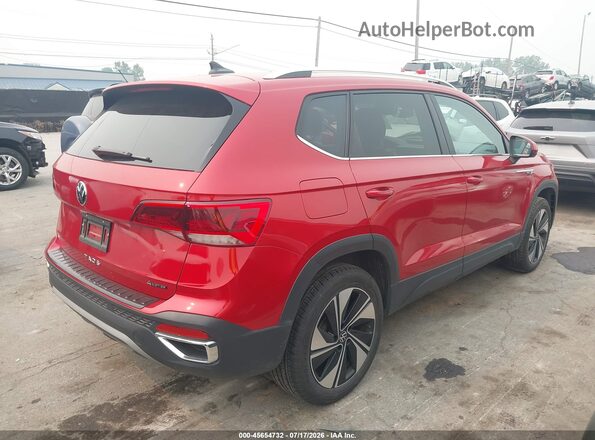 3VVUX7B2XRM051179 2024 VOLKSWAGEN TAOS Red უკანა მარჯვენა