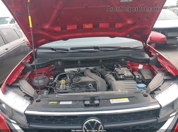 3VVUX7B2XRM051179 2024 VOLKSWAGEN TAOS Red უკანა ხედი