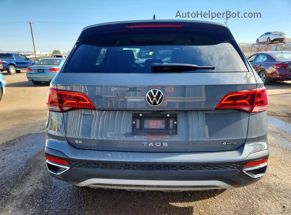 3VVVX7B27RM100150 2024 VOLKSWAGEN TAOS Gray Widok z tyłu