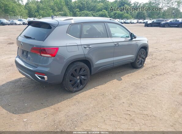 3VVVX7B28RM033400 2024 VOLKSWAGEN TAOS Серый Задняя правая четверть