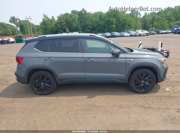 3VVVX7B28RM033400 2024 VOLKSWAGEN TAOS Серый Вид задней части салона