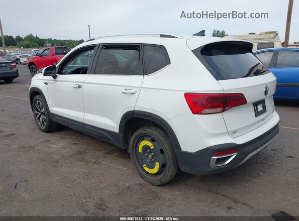 3VVWX7B28NM043102 2022 VOLKSWAGEN TAOS White უკანა მარცხენა