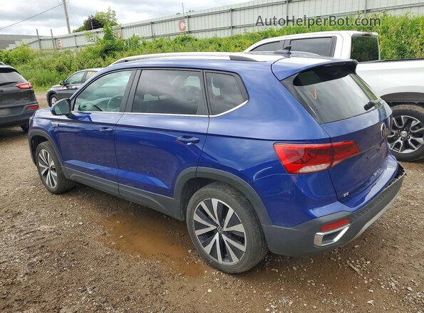 3VVWX7B2XNM042159 2022 VOLKSWAGEN TAOS Blue Trasero izquierdo