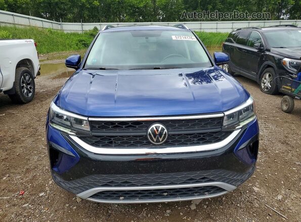3VVWX7B2XNM042159 2022 VOLKSWAGEN TAOS Blue Vista frontal