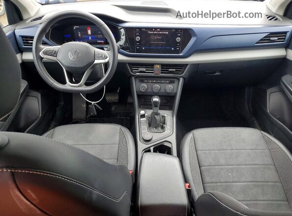3VVWX7B2XNM042159 2022 VOLKSWAGEN TAOS Blue Vista del salpicadero