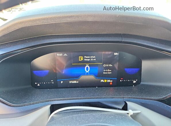 3VVYX7B2XPM350282 2023 VOLKSWAGEN TAOS Black Instrument cluster view