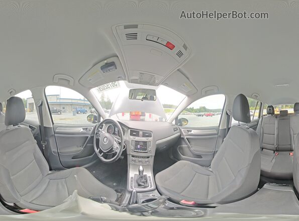3VW017AU6HM511774 2017 VOLKSWAGEN GOLF Black VIN კოდის სტიკერის ხედი
