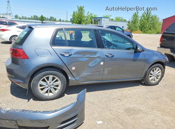 3VW117AU4HM014632 2017 VOLKSWAGEN GOLF Gray Tył prawy