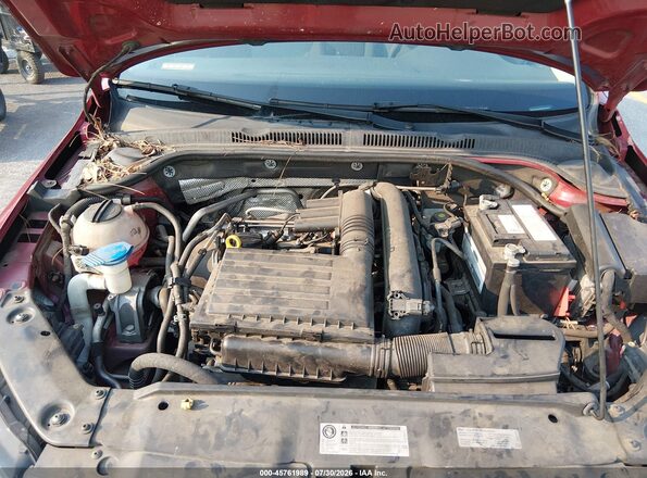 3VW167AJ0HM339866 2017 VOLKSWAGEN JETTA Burgundy Rear view