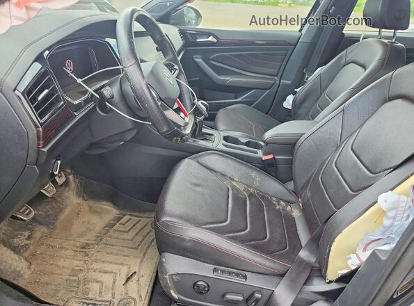 3VW1T7BU2PM050729 2023 VOLKSWAGEN JETTA Black Front interior view