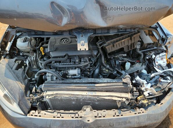3VW217AU6HM015009 2017 VOLKSWAGEN GOLF Gray უკანა სალონის ხედი