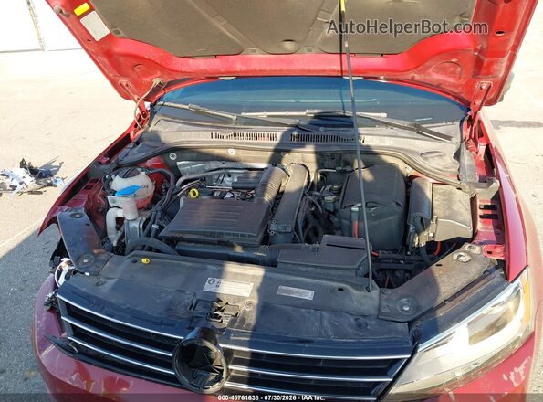 3VW267AJ0GM229337 2016 VOLKSWAGEN JETTA Red Вид ззаду